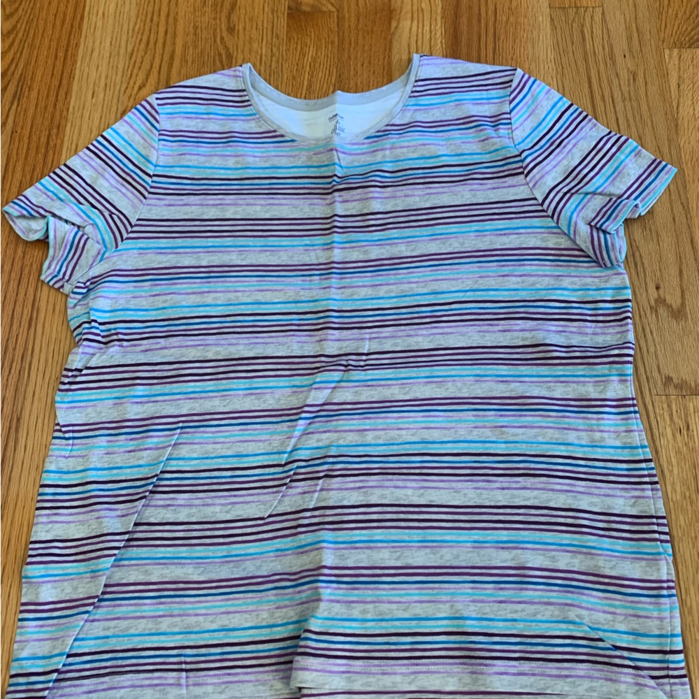 Croft & Barrow women’s striped top size Large